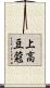 上高豆蒄 Scroll