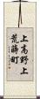 上高野上荒蒔町 Scroll