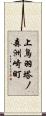 上鳥羽塔ノ森洲崎町 Scroll