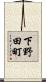 下野田町 Scroll