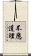 不應道理 Scroll