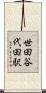 世田谷代田駅 Scroll