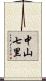 中山七里 Scroll