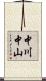 中川中山 Scroll