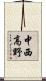 中西高野 Scroll
