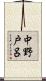 中野戸呂 Scroll
