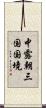 中露朝三国国境 Scroll