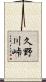 久野川峠 Scroll