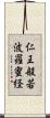 仁王般若波羅蜜経 Scroll