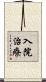 入院治療 Scroll