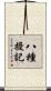 八種授記 Scroll