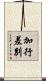 加行差別 Scroll