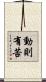 動則有苦 Scroll