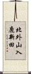北外山入鹿新田 Scroll