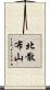 北散布山 Scroll