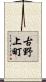 古野上町 Scroll