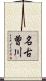 名古曽川 Scroll