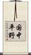 国中平野 Scroll