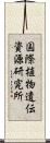 国際植物遺伝資源研究所 Scroll
