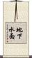 地下水面 Scroll