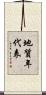 地質年代表 Scroll