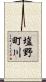 塩野町川 Scroll