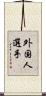 外国人選手 Scroll