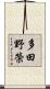 多田野榮 Scroll