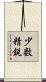 少数精鋭 Scroll