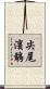 尖尾濱鷸 Scroll