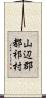 山辺郡都祁村 Scroll