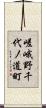 嵯峨野千代ノ道町 Scroll