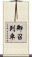 御召列車 Scroll