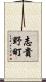志貴野町 Scroll