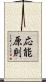 応能原則 Scroll