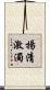 揚清激濁 Scroll