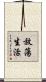 放蕩生活 Scroll