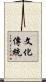 文化傳統 Scroll