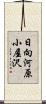 日向河原小屋沢 Scroll