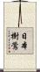 日本樹鶯 Scroll