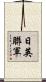 日英聯軍 Scroll