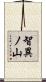 智異ノ山 Scroll