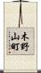 木野山町 Scroll