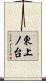 東上ノ台 Scroll