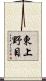 東上野目 Scroll