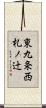東九条西札ノ辻 Scroll