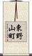 東野山町 Scroll