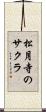 松月寺のサクラ Scroll