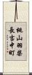 桃山羽柴長吉中町 Scroll