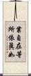 業自在等所依眞如 Scroll